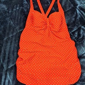 One Piece PolkaDot Maternity Bathing Suit